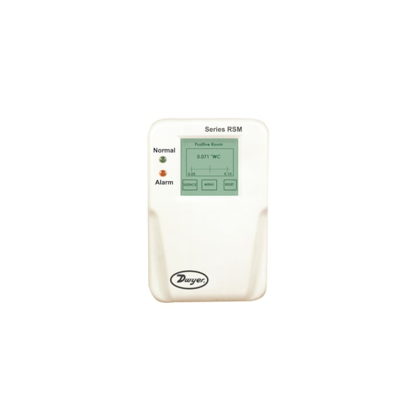 Room status monitor, range +/-0.25" w.c., excitation 24 VAC.